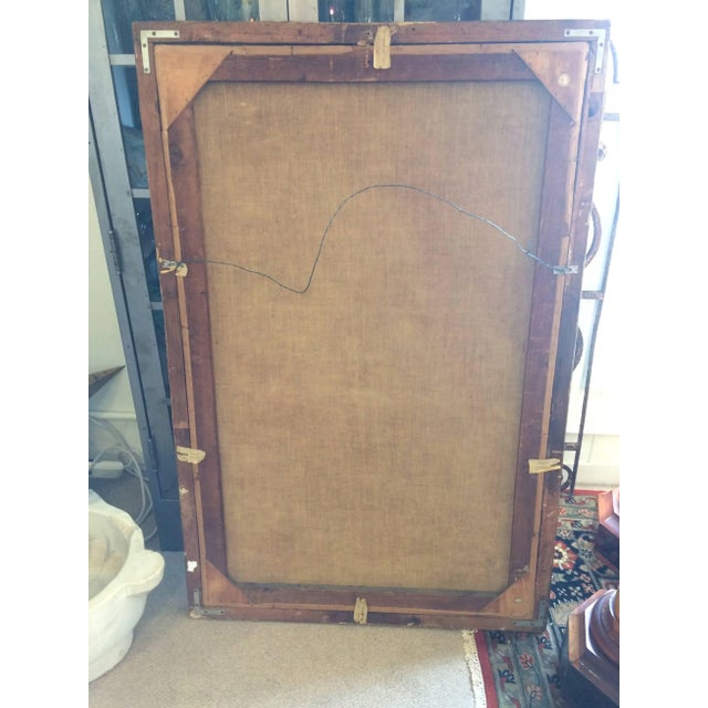 1900s French Trompe l'Oeil Oil Painting of Putti in a Niche For Sale In Philadelphia - Image 6 of 7