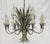 Remains Lighting "Plume" Antique Nickel & Glass 12-Arm Chandelier, Labeled For Sale In Los Angeles - Image 6 of 18