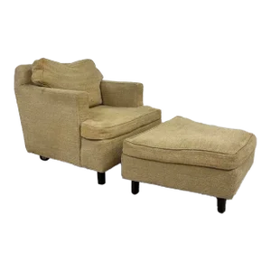 Edward Wormley for Dunbar Lounge Chair and Ottoman