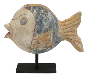 Chinese Polychrome Harmony Fish, c. 1900