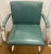 Ludwig Mies van der Rohe Pair of Mid Century Brno Chrome Flat Bar Teal Leather Chairs For Sale - Image 4 of 6