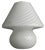 Vintage Swirl Murano Glass Table Lamp Mushroom, Italy, 1970s For Sale