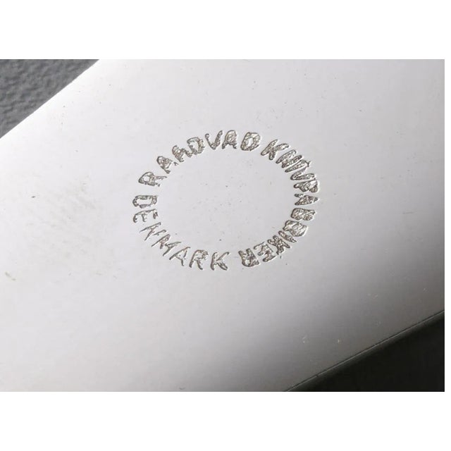 Georg Jensen “Pyramid” Sterling Silver Flatware Set by Harald Nielsen — 119 Pieces, Art Deco, Denmark For Sale In Denver - Image 6 of 15