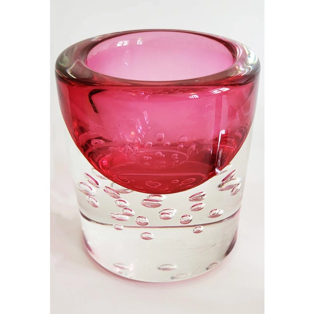 1970s Czech Glass Vase by Jaroslav Svoboda, 1974 For Sale - Image 5 of 5