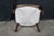 Antique 19th C. Mahogany Regency Empire Klismos Library Desk Gondola Arm Chair For Sale - Image 17 of 18
