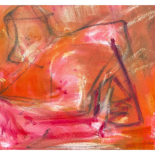 Contemporary "Angel" by Trixie Pitts Abstract Expressionist Oil Painting For Sale - Image 3 of 10