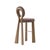 Contemporary Mary Bar Chair with Lacquered Legs by Ottiu For Sale - Image 3 of 3