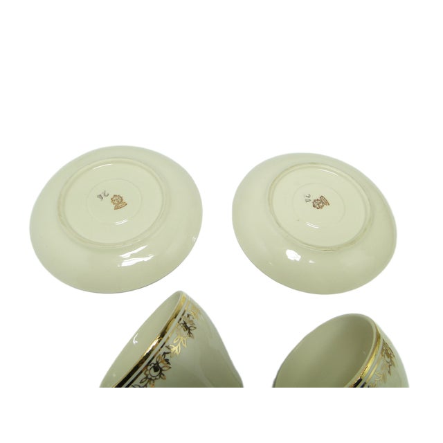 Art Deco Ewa Coffee Cups from Tułowice, Poland, 1960s, Set of 2 For Sale - Image 9 of 10