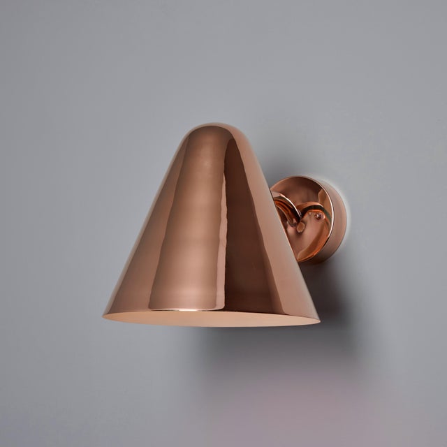 'ZuZu' Polished Copper Wall Sconce in the Style of Jacques Biny For Sale - Image 15 of 18