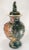 Early 20th Century 1900's Japanese Decorative Kutani or Satsuma Green Porcelain Floor Vase For Sale - Image 5 of 12