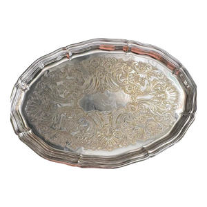 1960s Silver Plate Tray