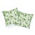 This pillow features Dogwood Leaf by Miles Redd for Schumacher with a Self-Welt finish. Hand painted in our studio under...