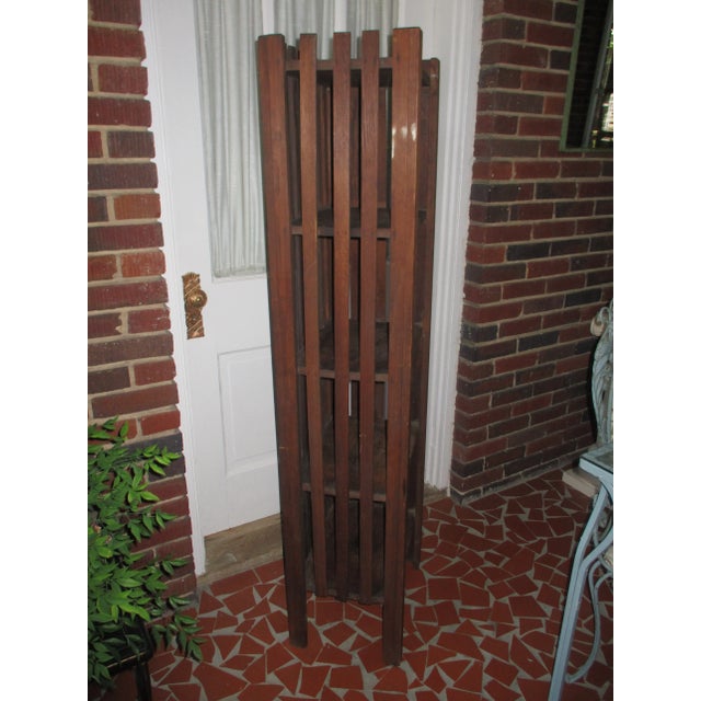 Mission Early 1900s Antique Arts and Craft Mission Solid Oak Bookcase For Sale - Image 3 of 12