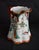Antique Porcelain Pitcher Japanese Kutani Geisha Ware Hand Painted Gold Red Jug For Sale In Philadelphia - Image 6 of 12