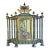 Stunning Vintage Cloisonné Champleve’ Enamel Colonnade Mantel Clock For Sale