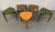 A clever blend of form and function, this set of Mid-Century Modern reversible stacking tables by Lu Van, circa 1960s,...