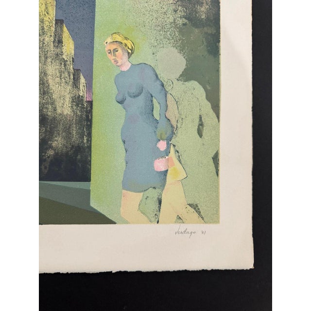 Fernando Verdugo (Spanish, b. 1942), Door, 1971. Original color lithograph on heavyweight Arches paper, signed and dated...