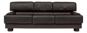 1970s Brazilian Leather Sofa By Percival Lafer