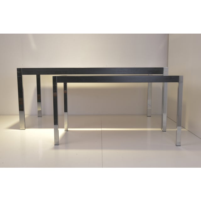 Wood Vintage Italian Desks from La Metal Arredo Paderno, 1970s, Set of 2 For Sale - Image 7 of 11