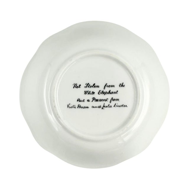 Vintage White Elephant Hotel Nantucket Catchall Dish For Sale In Washington DC - Image 6 of 8