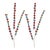 Contemporary Metal Jingle Bell Spray (Set of 2) For Sale - Image 3 of 3