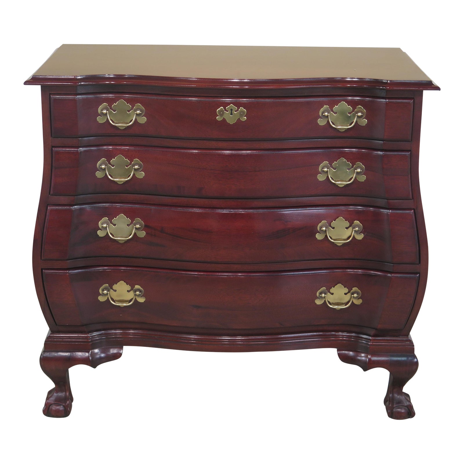 Wellington Hall Kettle Base Chippendale Mahogany Dresser Chairish