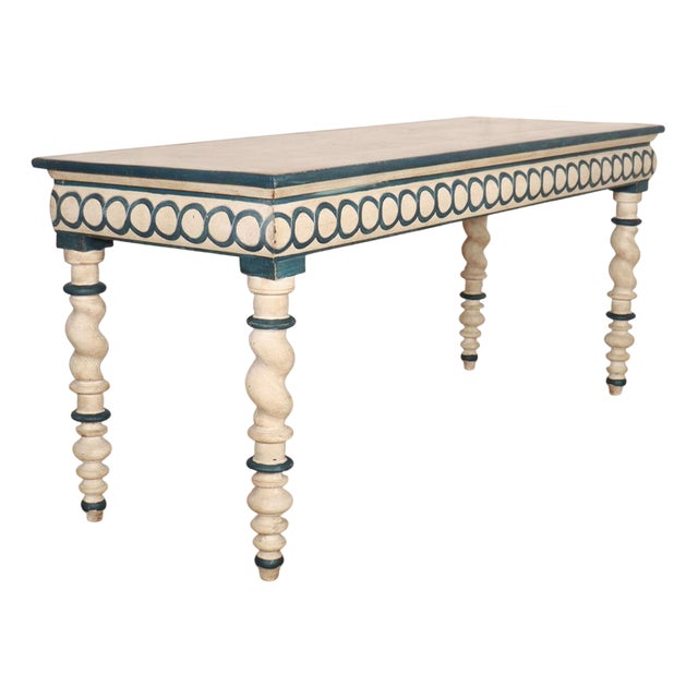 Dutch Painted Console Table For Sale