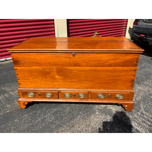 Walnut Chippendale Mule Chest For Sale - Image 10 of 18