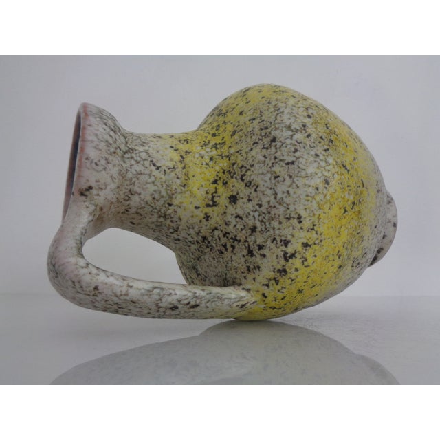 Ceramic 7302 Handled Vase by Fridegart Glatzle for Karlsruher Majolika, Germany, 1960s For Sale - Image 11 of 15