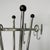 Metal Mid-Century Modern Italian Plastic and Metal Coat Rack, 1960s For Sale - Image 7 of 17