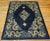 1900s Blue Navy Dragon Antique Chinese Peking Carpet 4'8" X 5'10" Knotted Wool Rug For Sale - Image 9 of 15