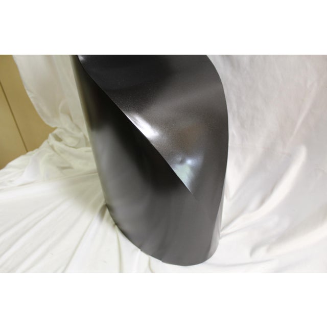 Mid Century/Modern side Table Custom made all steel For Sale - Image 4 of 18