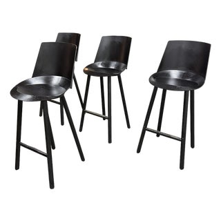 Stefan Diez for E15 Jean Bar Stools, Set of Four For Sale