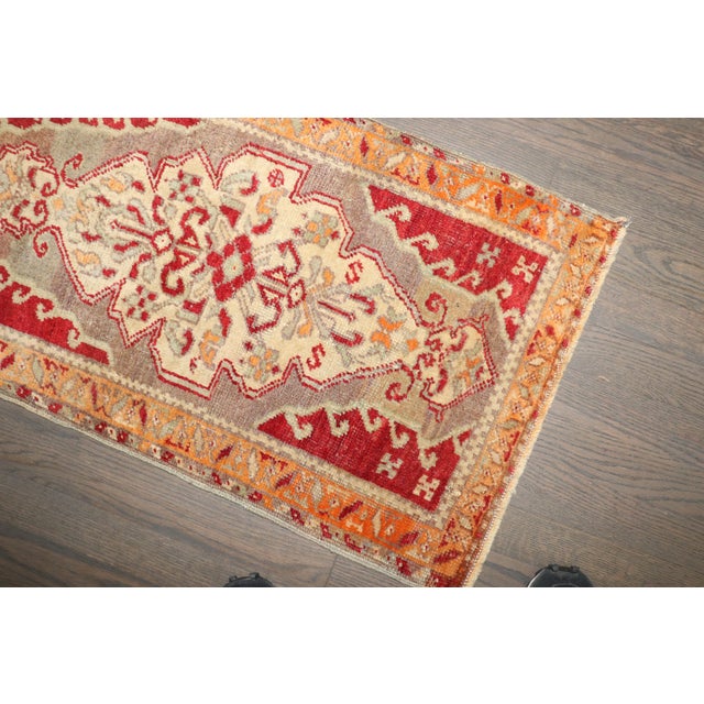 Early 20th Century Antique Turkish Sivas Superfine Carpet Mat For Sale - Image 5 of 7
