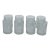 Ralph Lauren Herringbone Double Old Fashioned Whiskey Glasses - Set of 8 For Sale
