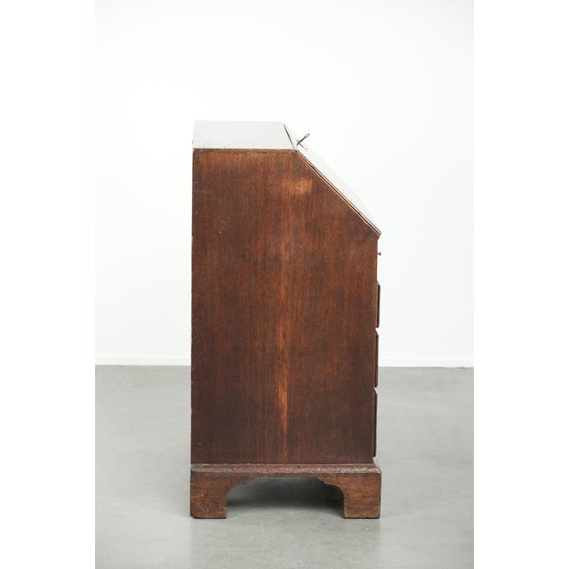 Antique English Oak Secretary, 18th Century For Sale - Image 6 of 16