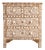 Arabesque Teak Wood Inlay Four-Drawer Chest by House of Jaipur For Sale