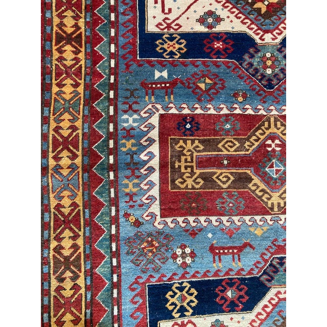 Antique Caucasian Kazak Rug, 1890s For Sale - Image 11 of 18