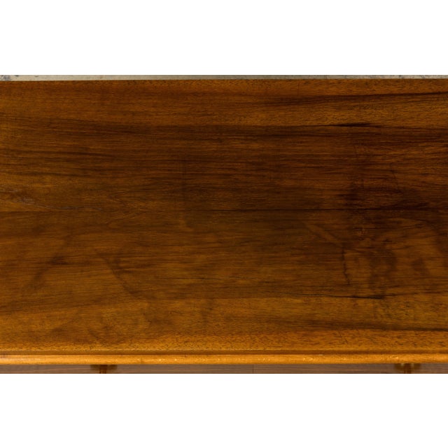 1930s French Art Deco Walnut Chest of Drawers For Sale - Image 4 of 18