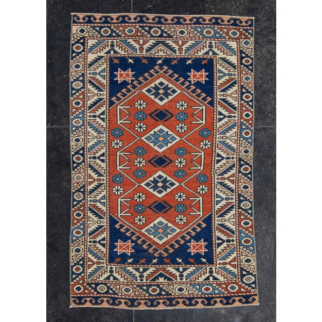 Red Turkish Vintage Rug 2'7" x 4' #21314 For Sale - Image 8 of 8
