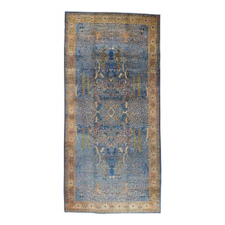 Late 19th Century Indian Agra Rug, 11'06 X 23'01 For Sale