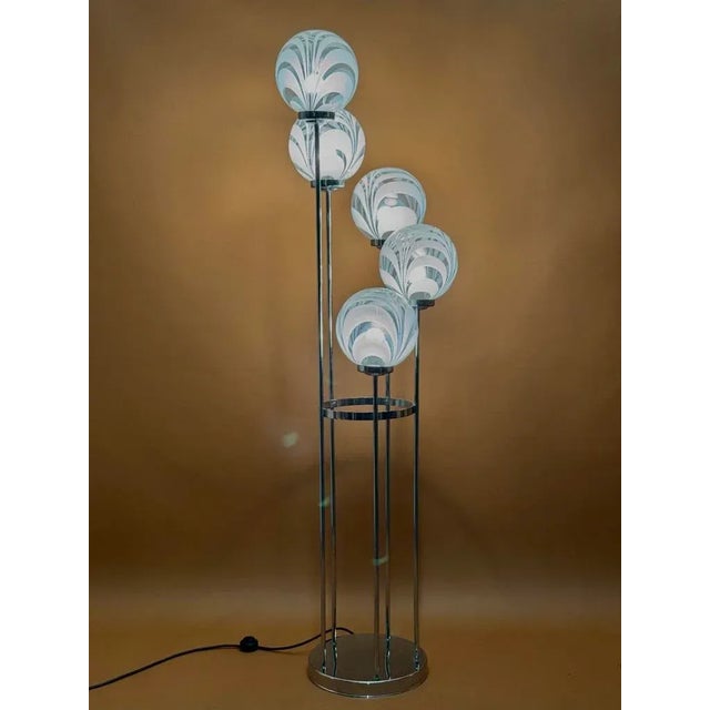 Mid-Century Modern Murano Glass Lamp by Toni Zucherri for Venini, 1970s For Sale - Image 3 of 7