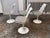 Knoll Eero Saarinen for Knoll Tulip Armless Swivel Chairs, Set of Four For Sale - Image 4 of 12