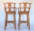 Mid 20th Century Vintage Rattan Chinoiserie Pagoda Top Barstools With Cane Seats - a Pair For Sale - Image 5 of 12