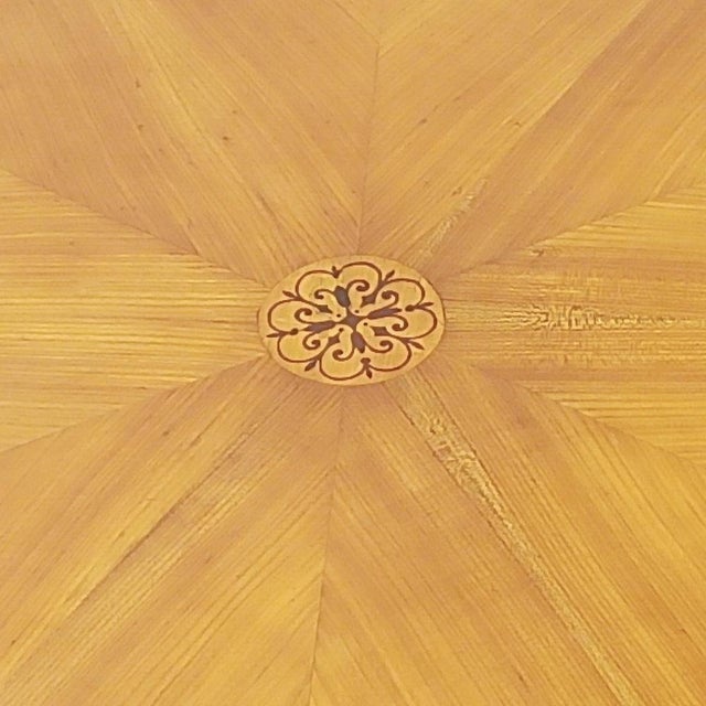 Brown Biedermeier Salon Table in Cherry Tree, 1810s For Sale - Image 8 of 15