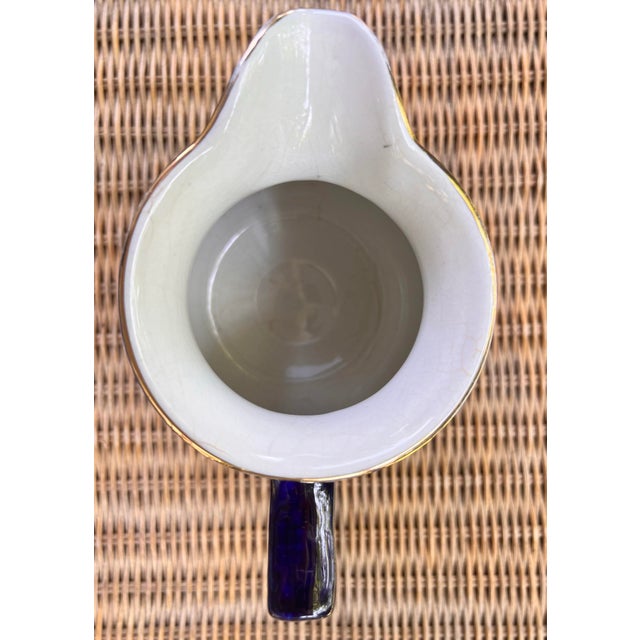 Grimwages “Fibre” England Chintz Gilt Pitcher Jug For Sale - Image 11 of 11