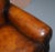 Brown Leather Two Seat Sofa For Sale - Image 9 of 18