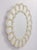 Vintage Venetian Oval Shaped Mirror, 1960 For Sale - Image 10 of 12