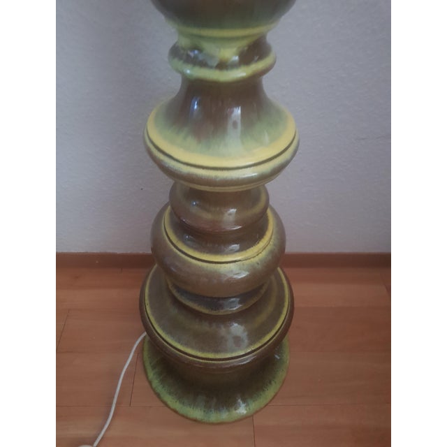 Space Age Lamp in Ceramic by Kaiser Leuchten for Kaiser Idell, 1960s For Sale - Image 5 of 7