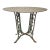Art Deco French Wrought Iron Garden Table For Sale